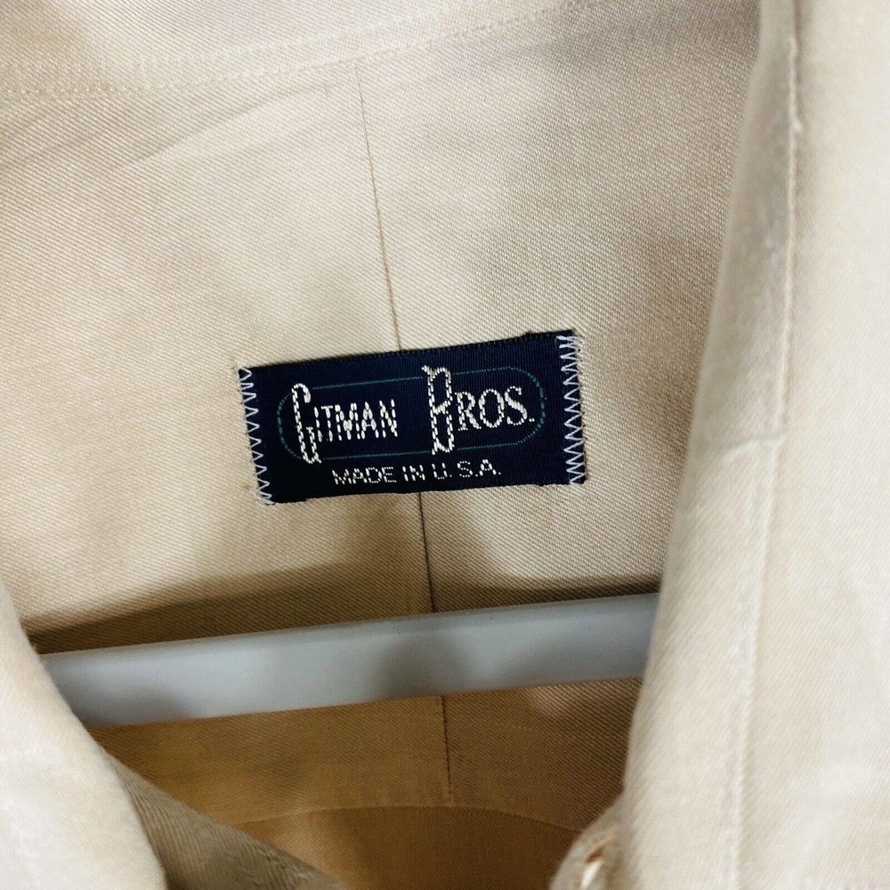 Gitman Bros. Size 16.5 33 Button Front Long Sleev… - image 4